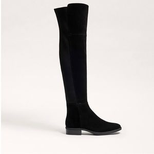 NWT Sam Edelman Pam Tall Boot in Black Suede
